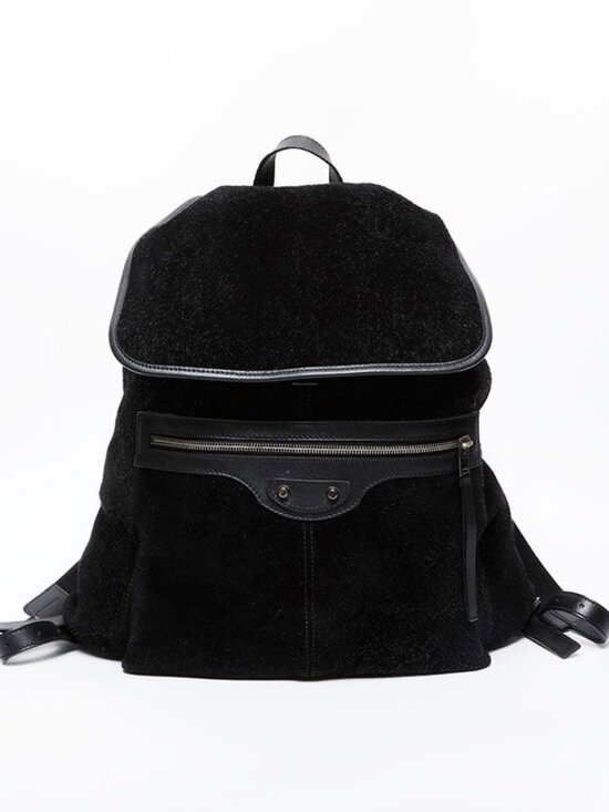 Balenciaga Backpack Leather Suede Lock main image 6